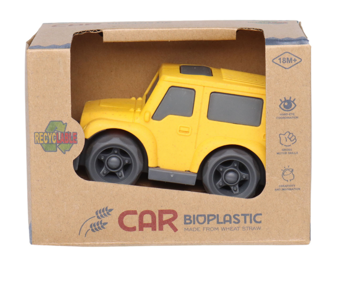 JEEP BIOPLAST 9 CM GUL