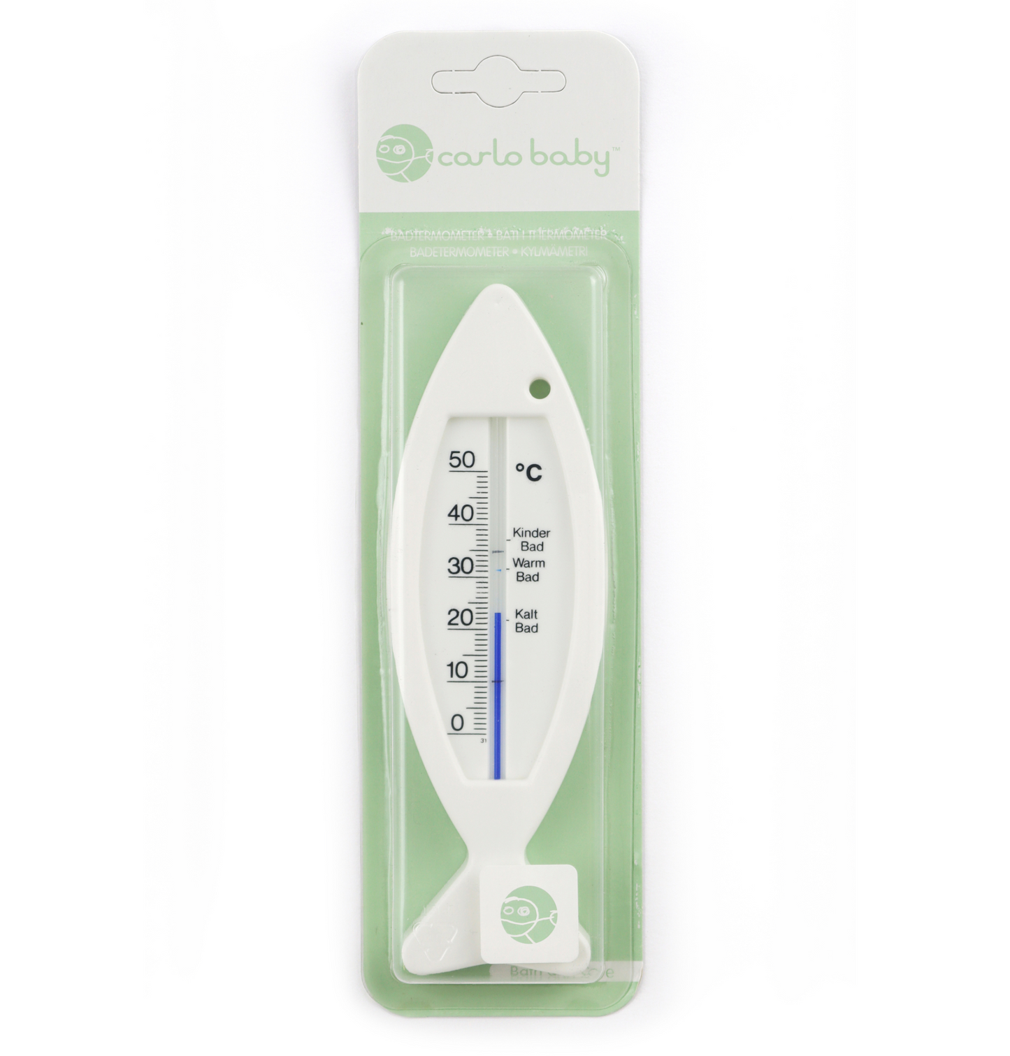 Badtermometer Fisk Vit