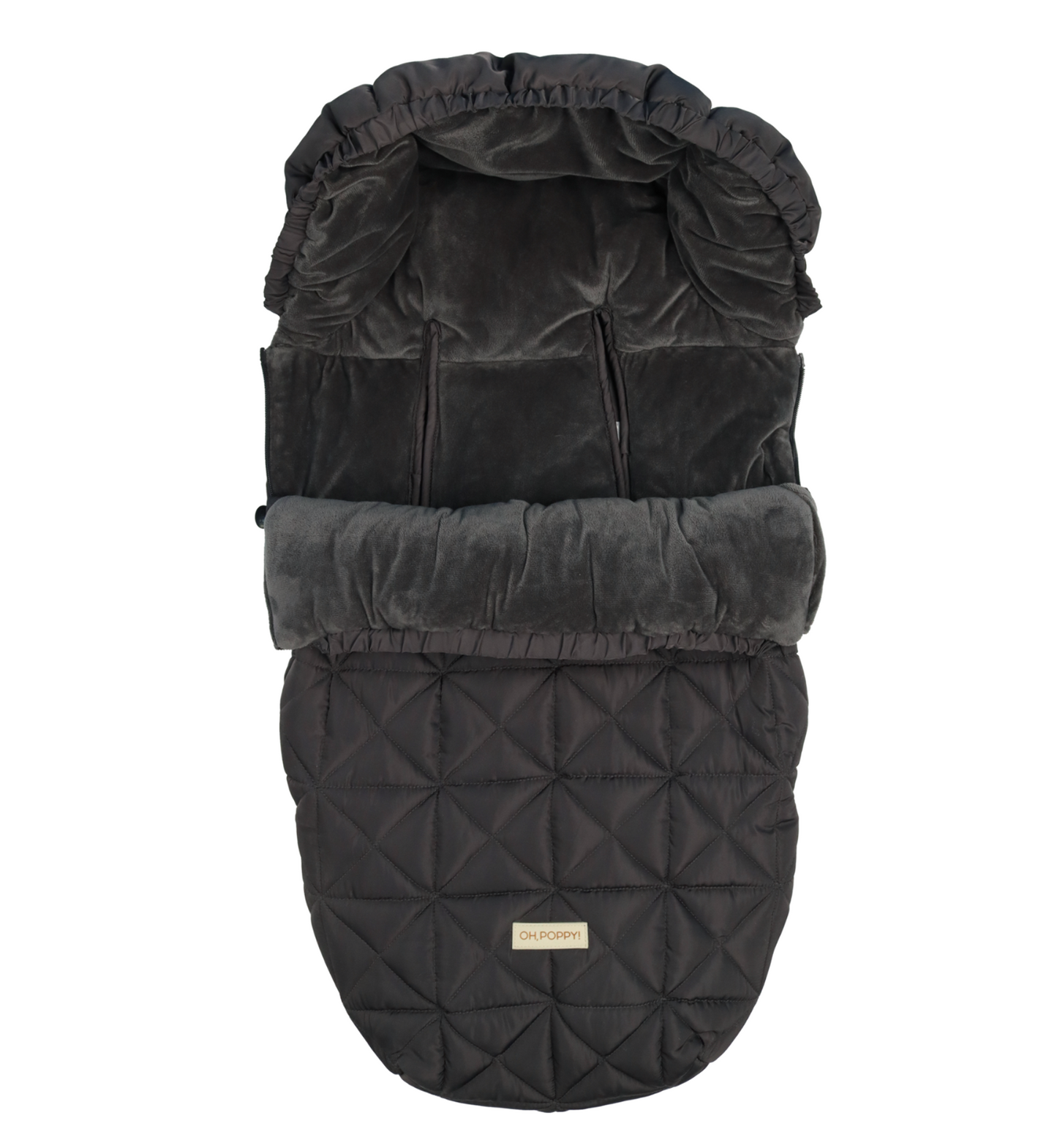 Åkpåse "Lily Footmuff" Black/Grey