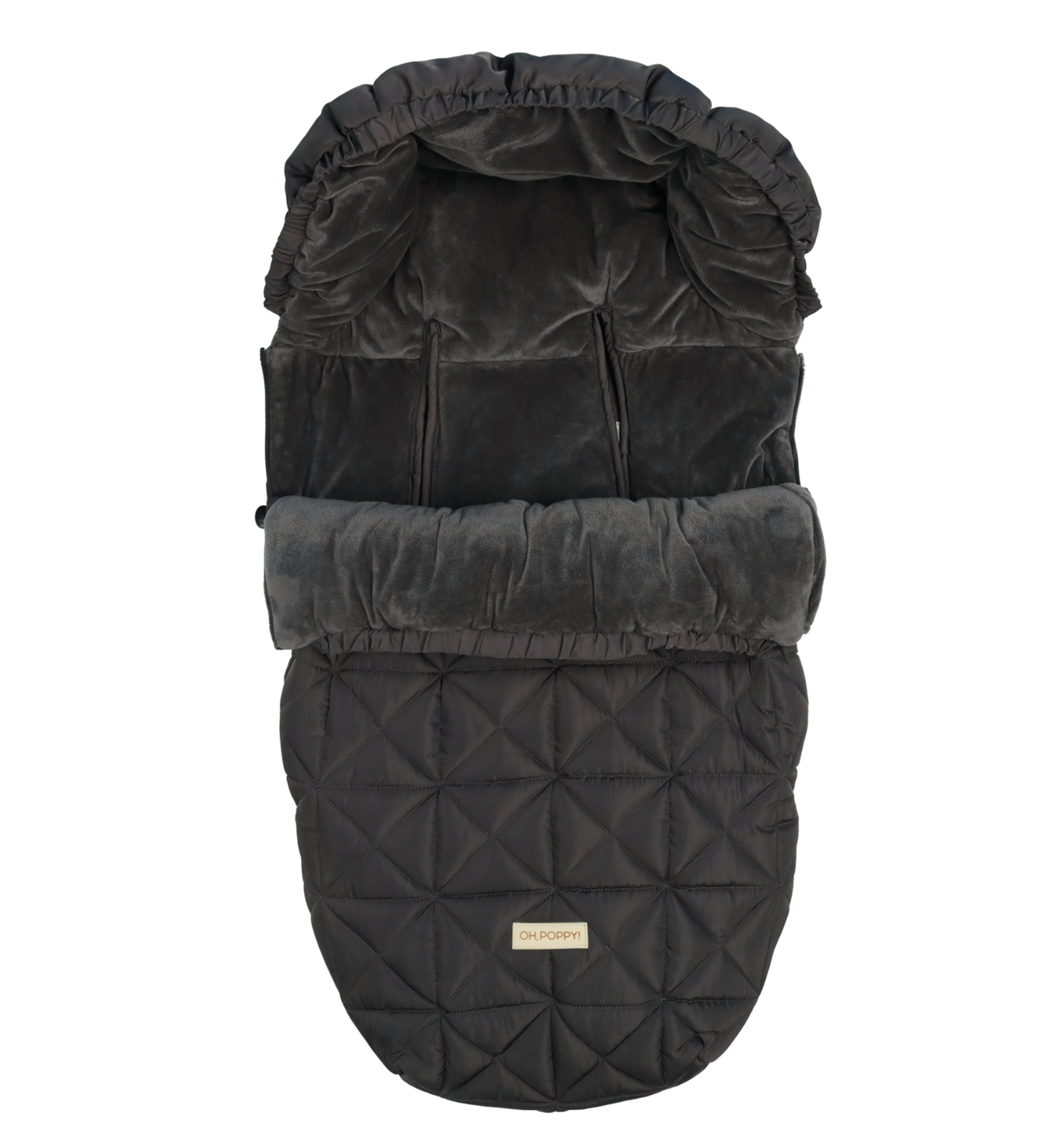 Åkpåse "Lily Footmuff" Black/Grey