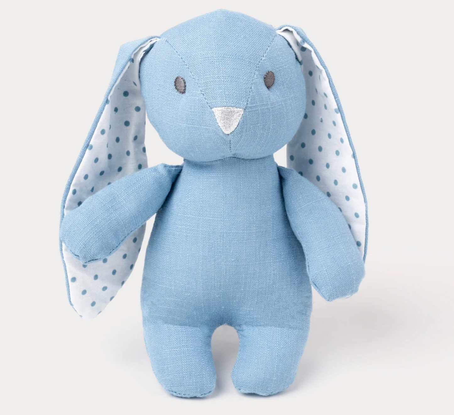 Elina, Bunny, Cotton & Linen Mix, Blue