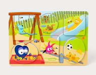 Babblarna, Titt-ut-pussel, Lekpark, 6 figurer