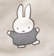 Dregelhaklapp Grå Miffy