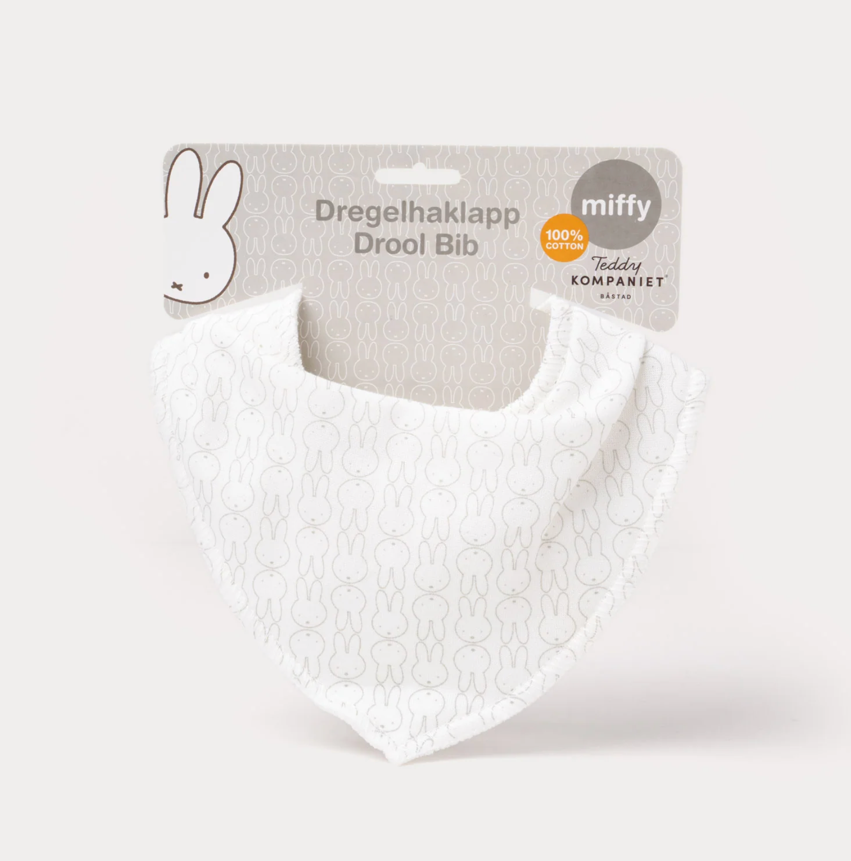 Dregelhaklapp Vit Miffy