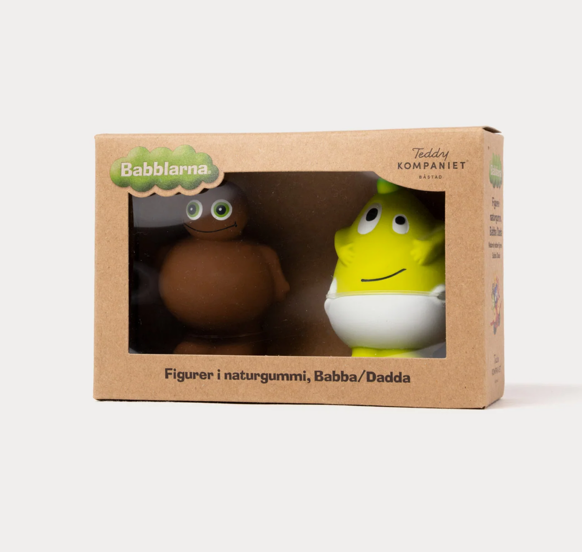 Babblarna, Figurer i naturgummi, Babba/Dadda