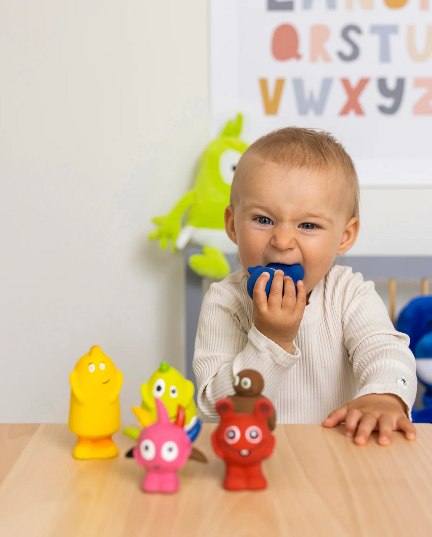 Babblarna, Figurer i naturgummi, Babba/Dadda