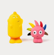 Babblarna, Figurer i naturgummi, Bibbi/Diddi