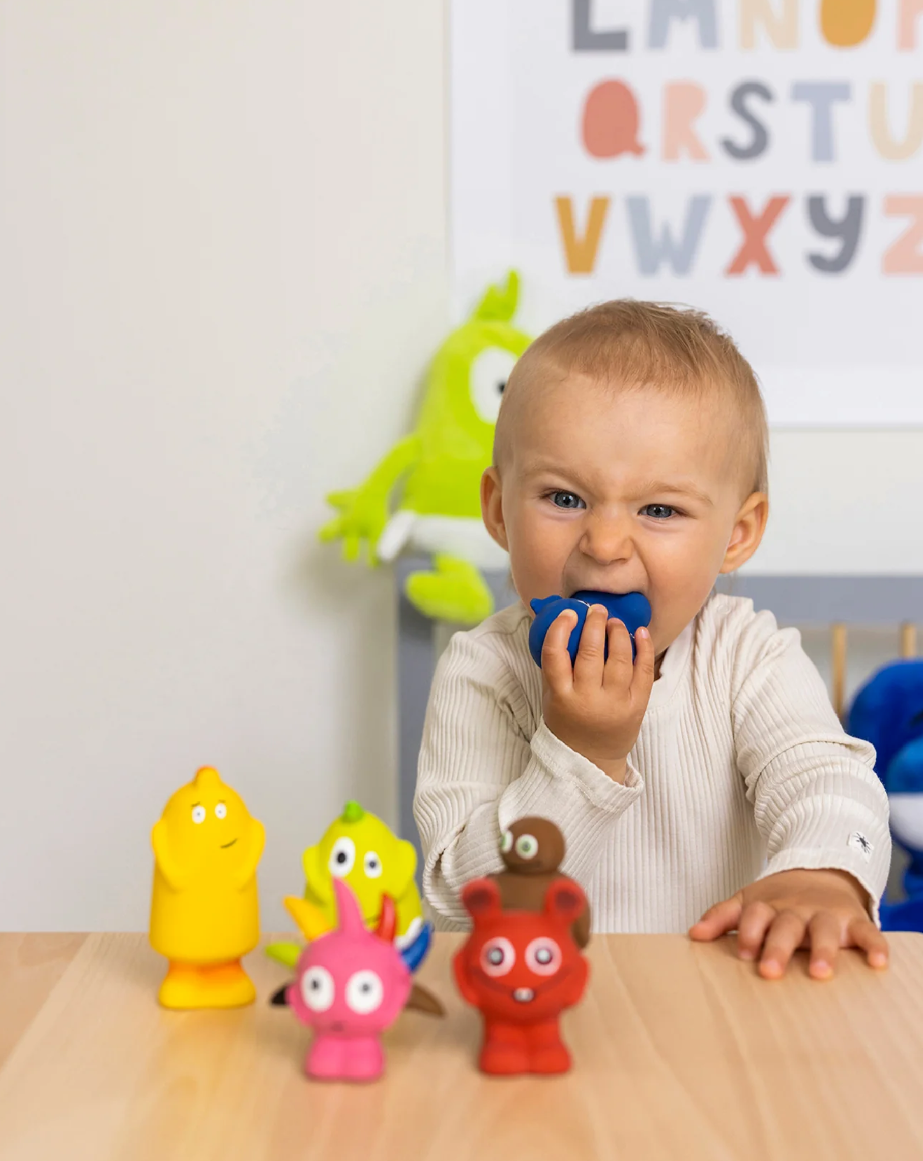 Babblarna, Figurer i naturgummi, Bibbi/Diddi