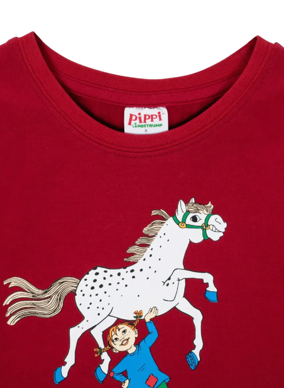 Långärmad superstark Pippi tröja