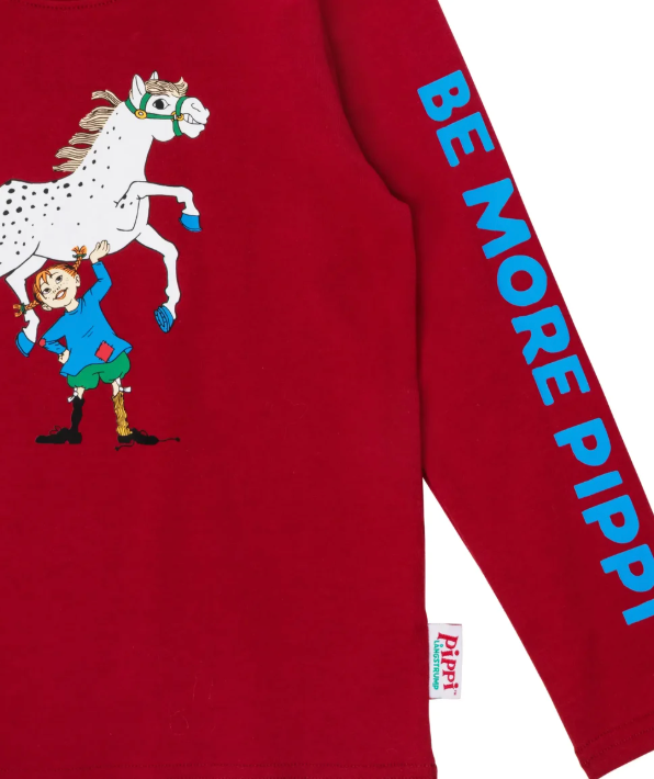 Långärmad superstark Pippi tröja