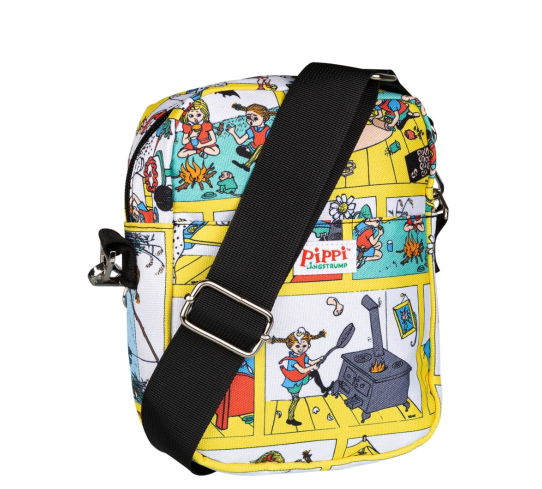 Pippi Långstrump axelväska Gul