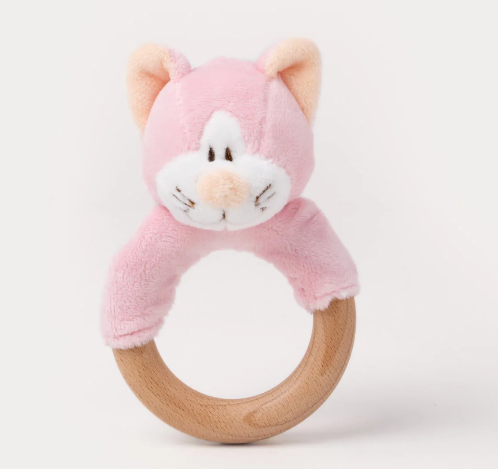 Skallra med träring, Katt