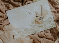 Poster 30X21cm THE QUEEN’S BOAT