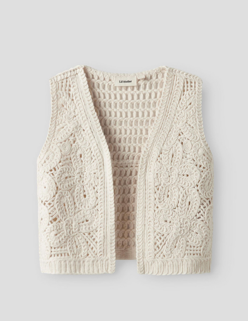 SISTA CHANSEN stl.110/116 - Lil' Atelier stickad väst