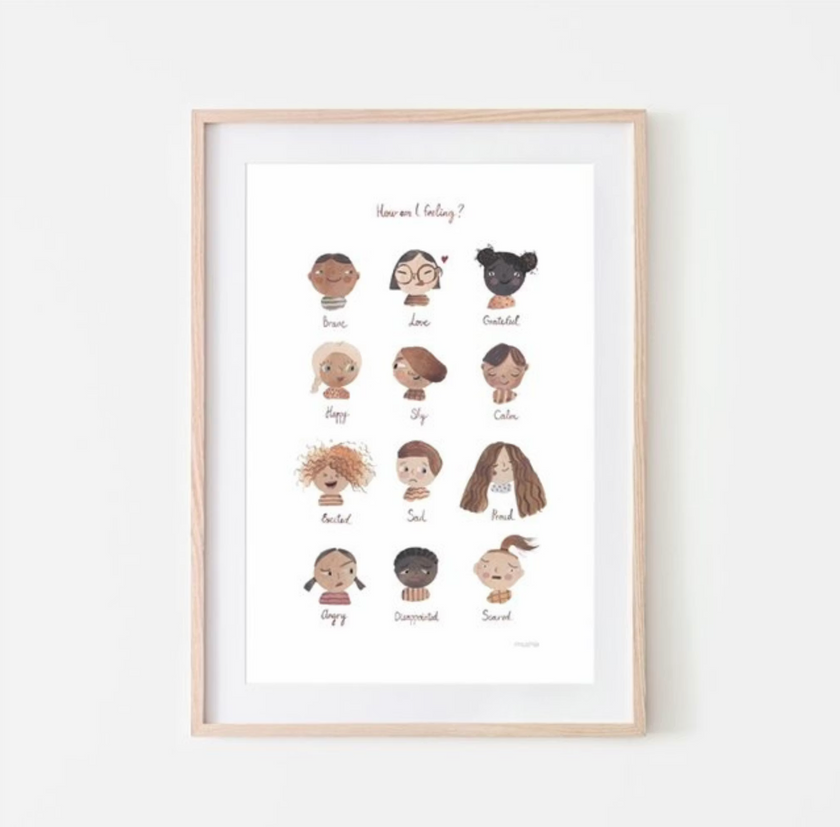 Mushie Poster Feelings