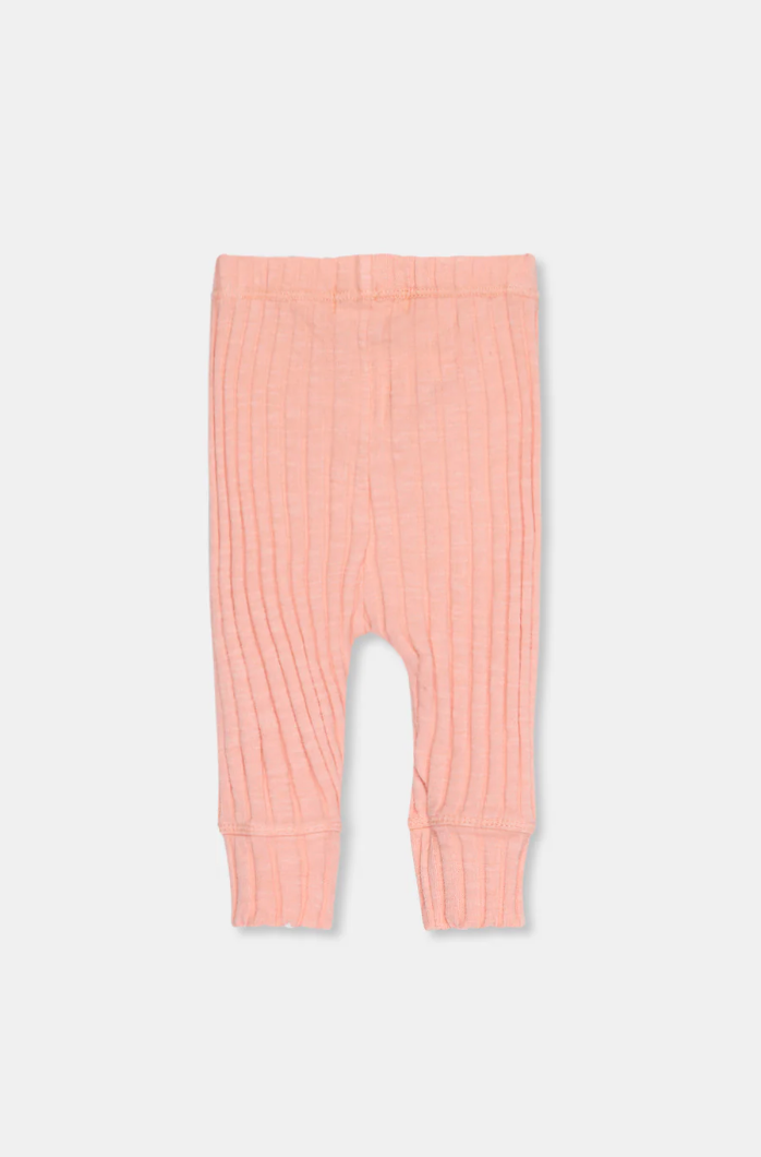 50% SISTA CHANSEN Ribbstickade Babyleggings Peach