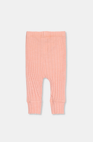 50% SISTA CHANSEN Ribbstickade Babyleggings Peach