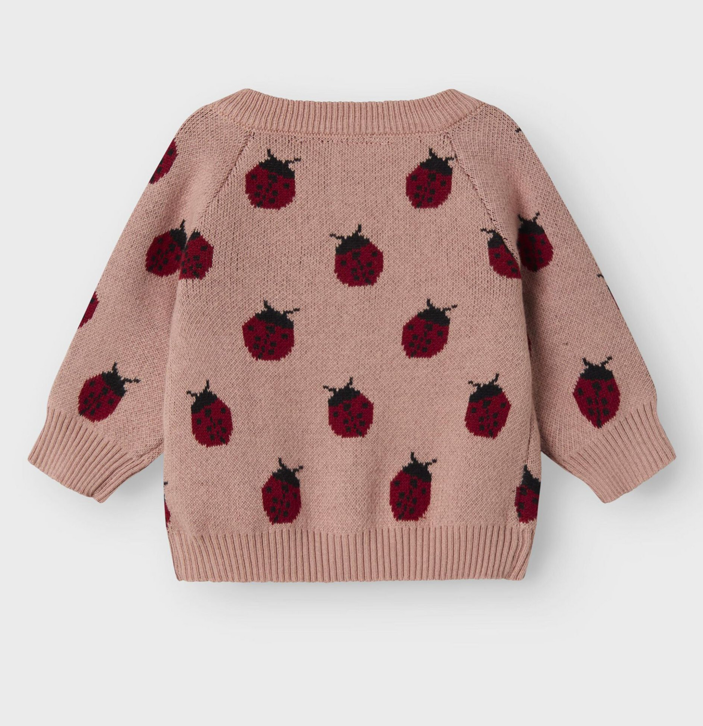 SISTA CHANSEN STICKAD KOFTA NORMAL PASSFORM - NBFLULIO KNIT CARD LIL NOOS Storlek 80