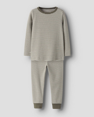 Dagdräkt / TRYCKTA SOVSET - NMNNIGHTSET STRIPE RIB NOOS