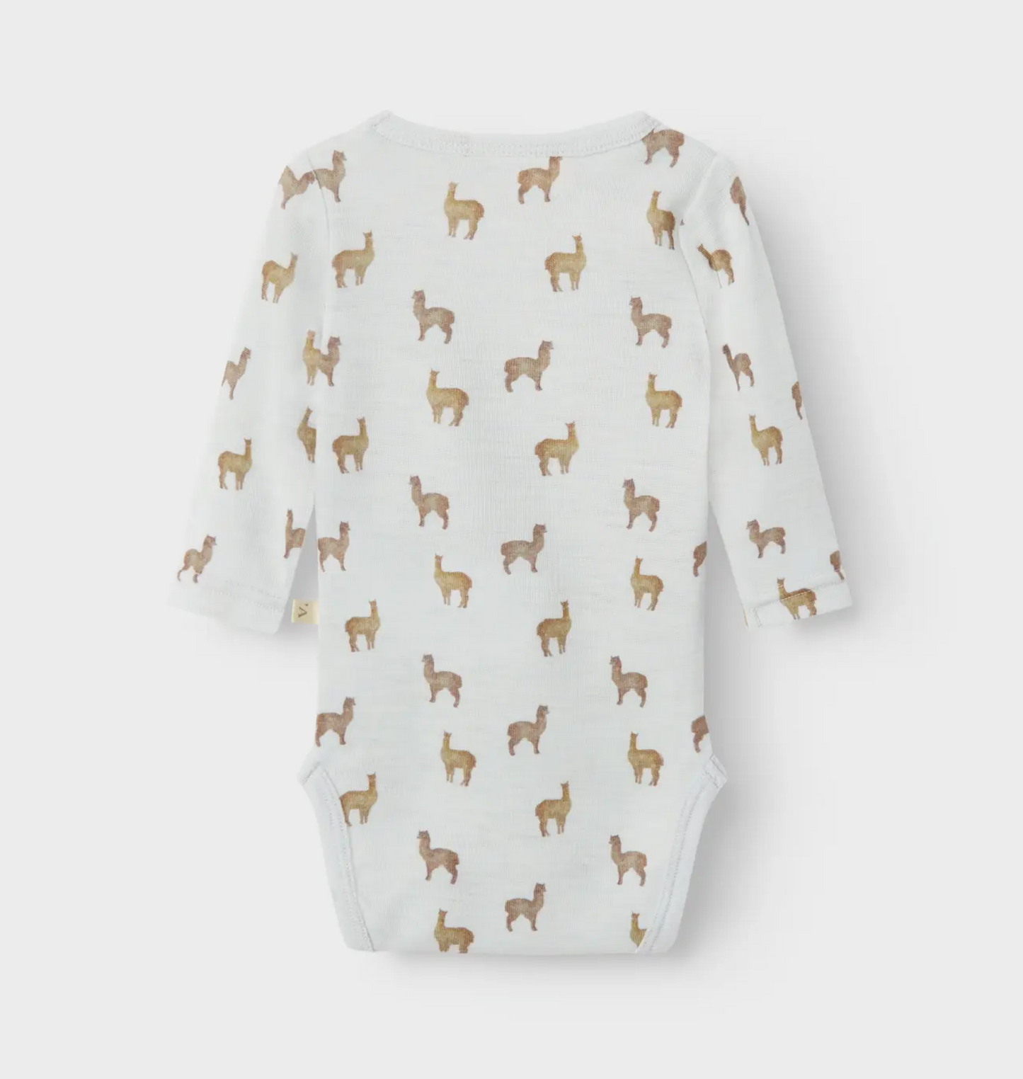 MERINOULL BODY - NBMNOEL NOR WOOL LS SLIM BODY LIL