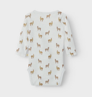 MERINOULL BODY - NBMNOEL NOR WOOL LS SLIM BODY LIL