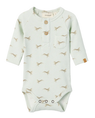 LÅNGÄRMAD BODY - NBMGAVO ELM LS SLIM BODY LIL NOOS