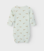 LÅNGÄRMAD BODY - NBMGAVO ELM LS SLIM BODY LIL NOOS