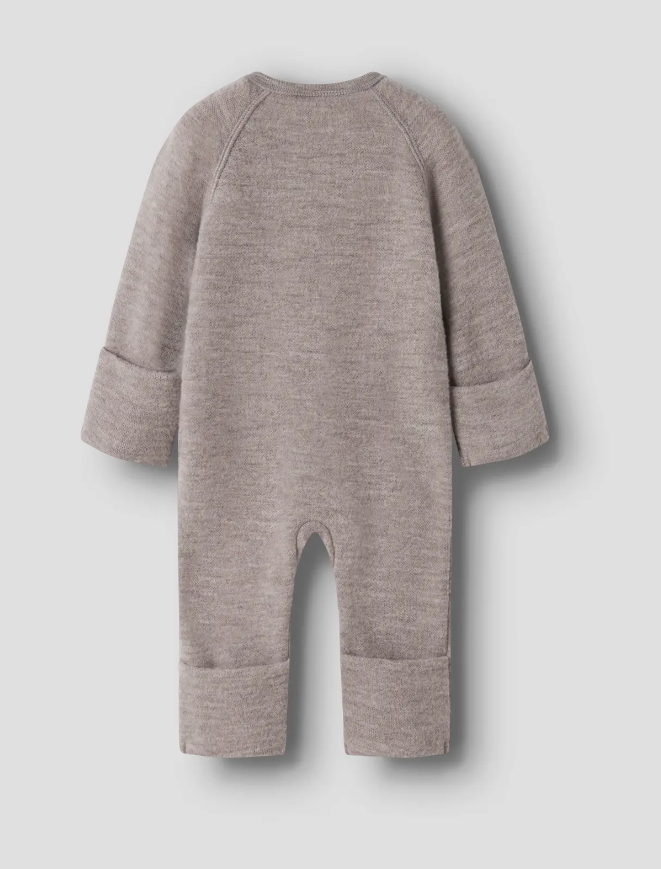 MERINOULL SPARKDRÄKT - NBFWMINO WOOL BRU LS SUIT