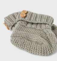 MERINOULL INNESKOR - NBMWRILLA WOOL KNIT SLIPPERS