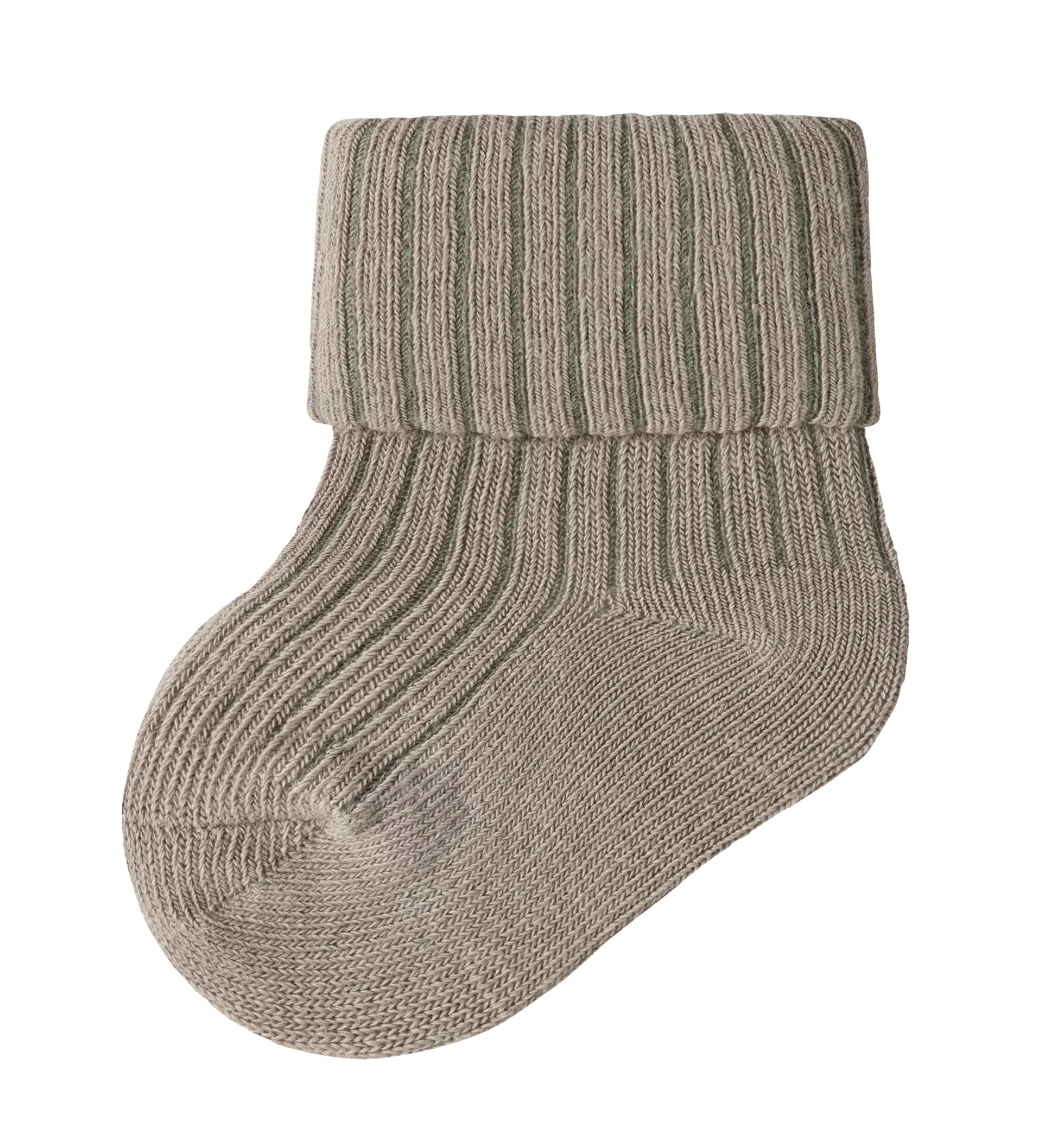 Babystrumpa - Vintage Khaki - NBMNOBBU SOCK