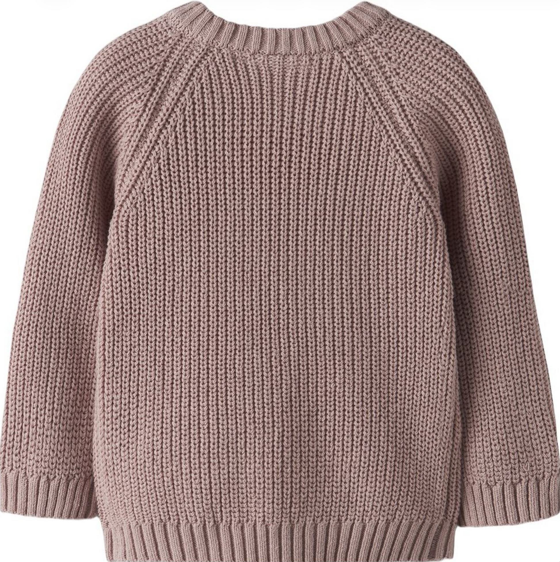 STICKAD TRÖJA BABY - NBFEMLEN EMB LS KNIT LIL