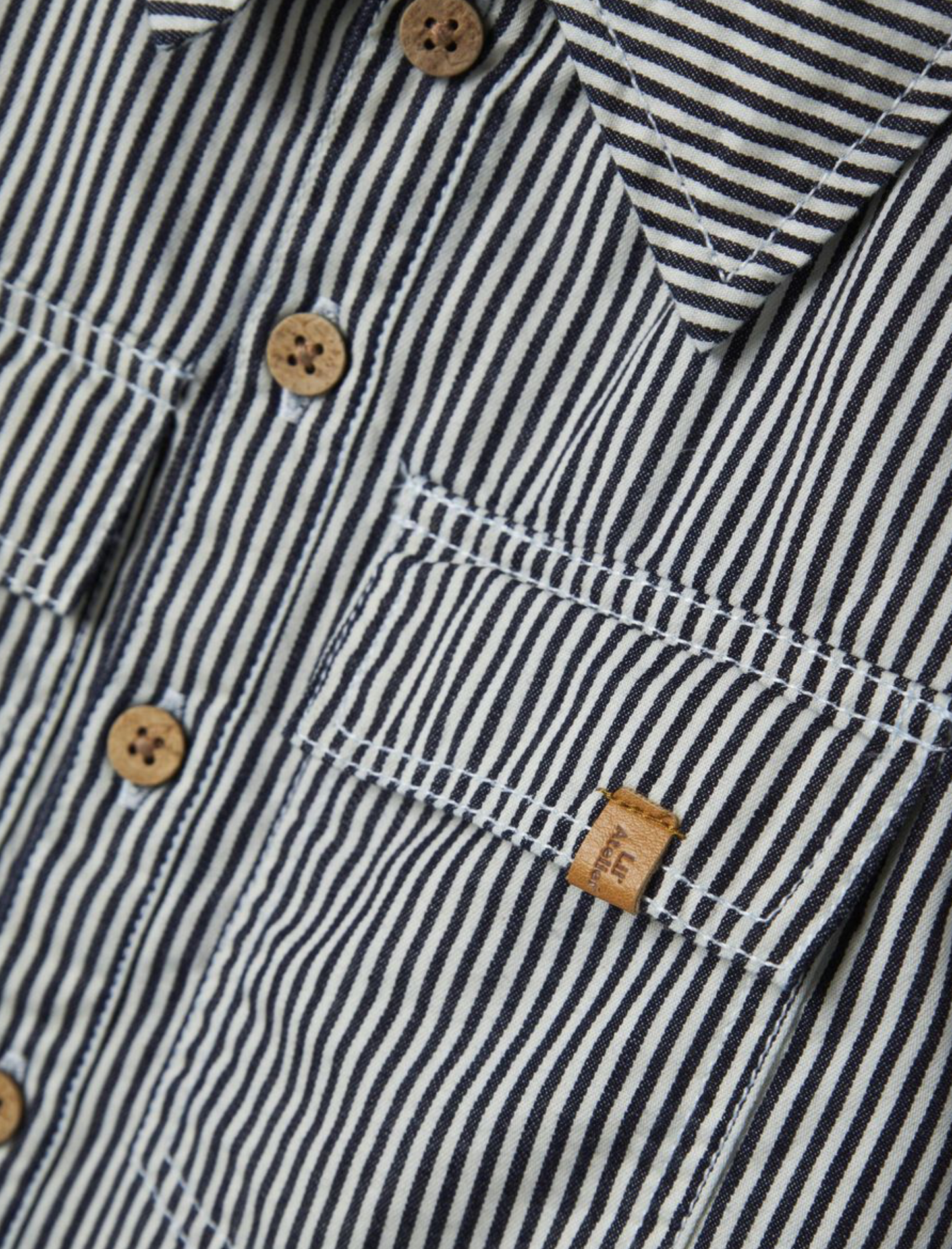 LÖS PASSFORM ÖVERSKJORTA - NMMKASPER LS LOOSE TWI SHIRT