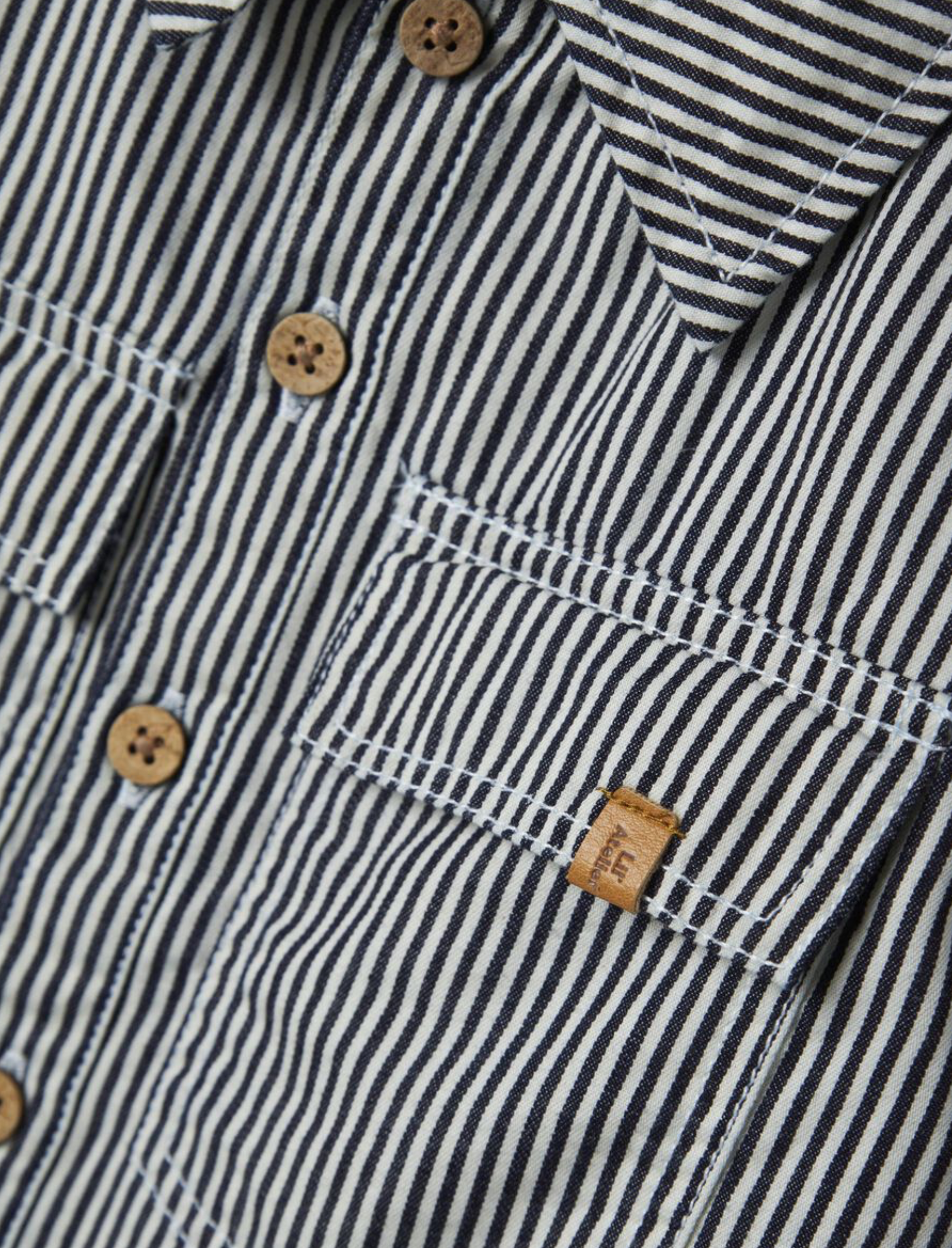 LÖS PASSFORM ÖVERSKJORTA - NMMKASPER LS LOOSE TWI SHIRT