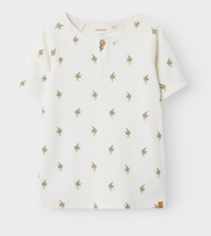 SMAL PASSFORM T-SHIRT - NMMLAVO ENI SS SLIM TOP LIL