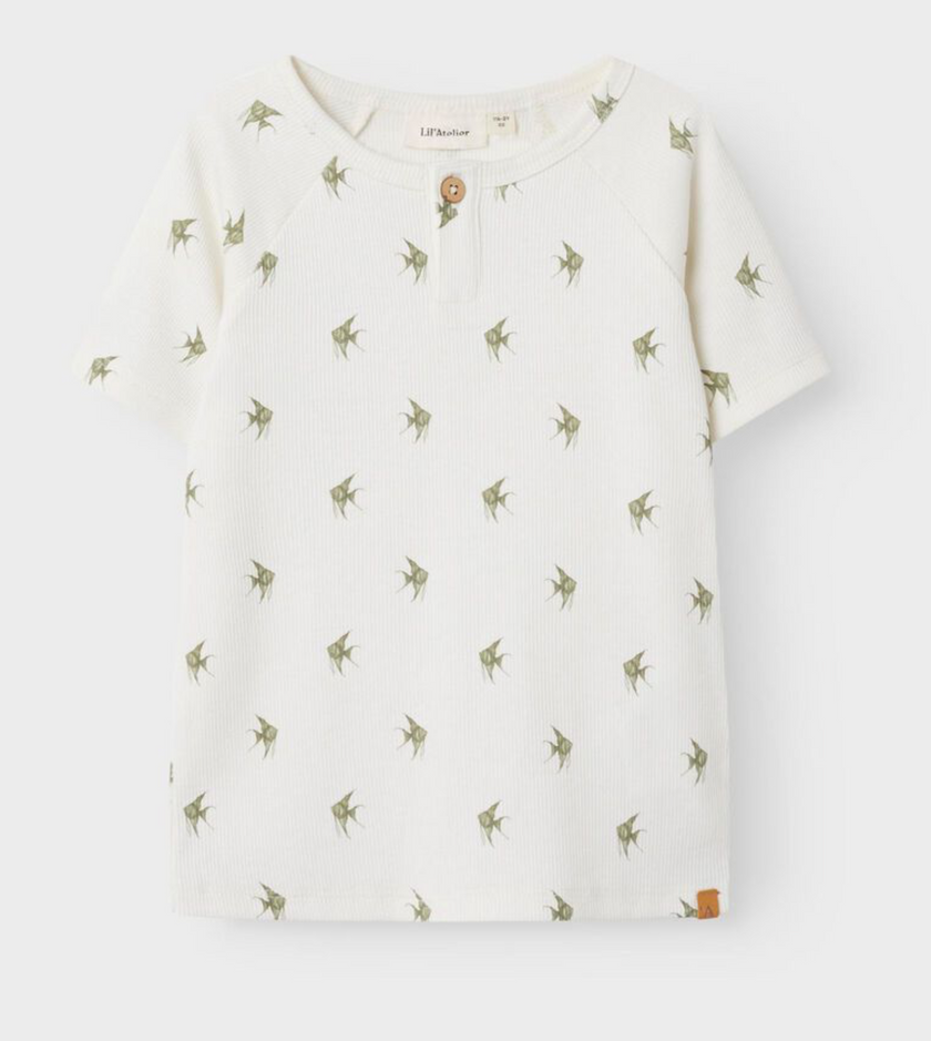 SMAL PASSFORM T-SHIRT - NMMLAVO ENI SS SLIM TOP LIL