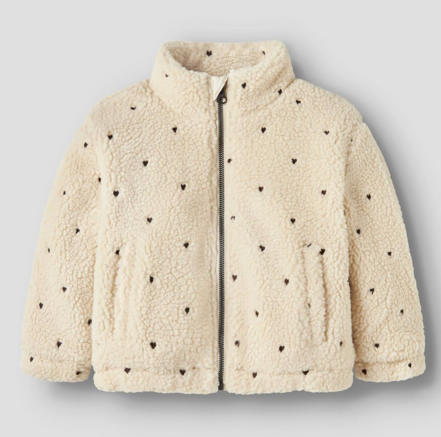 LÖS PASSFORM TEDDY JACKA - NMFNALO SHERPA LOOSE JACKET LIL