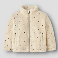 LÖS PASSFORM TEDDY JACKA - NMFNALO SHERPA LOOSE JACKET LIL