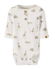 LÅNGÄRMAD BODY - NBMGAYO ELM LS SLIM BODY LIL NOOS