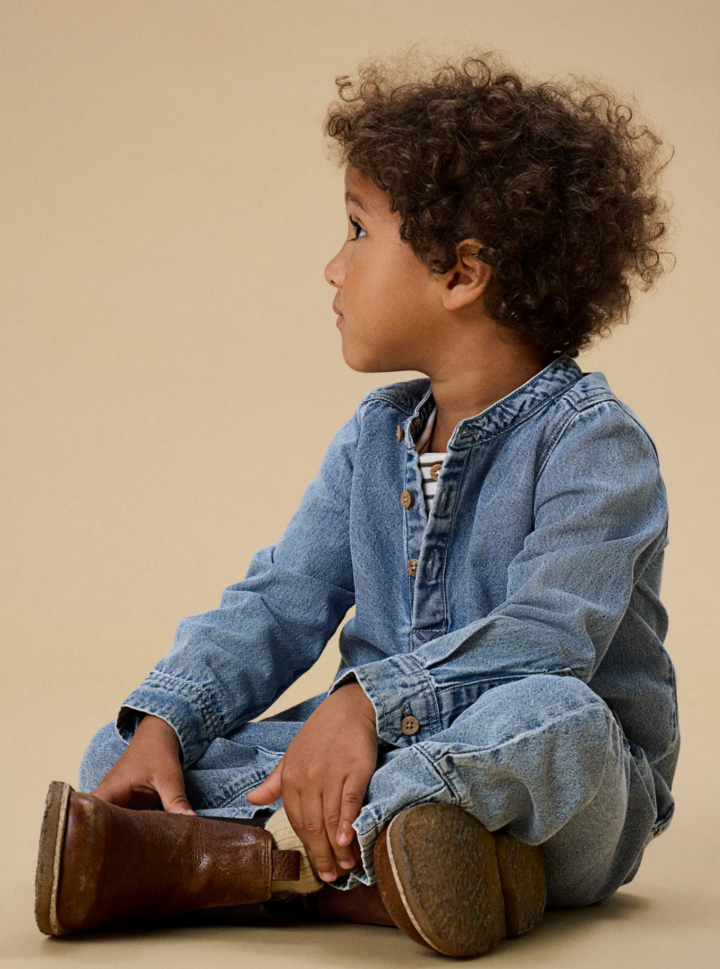 LÖS PASSFORM DENIM SHIRT -  NMMTAYA LS LOOSE DNM SHIRT 1166-FD LIL