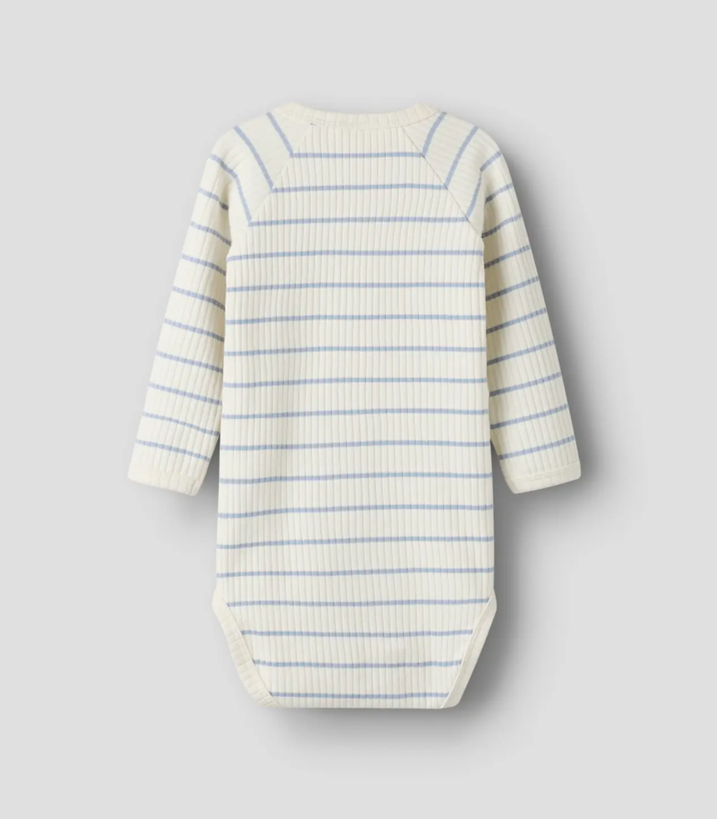 LÅNGÄRMAD BODY - NBMKAIL LS SLIM BODY LIL NOOS - Coconut Milk ZEN BLUE