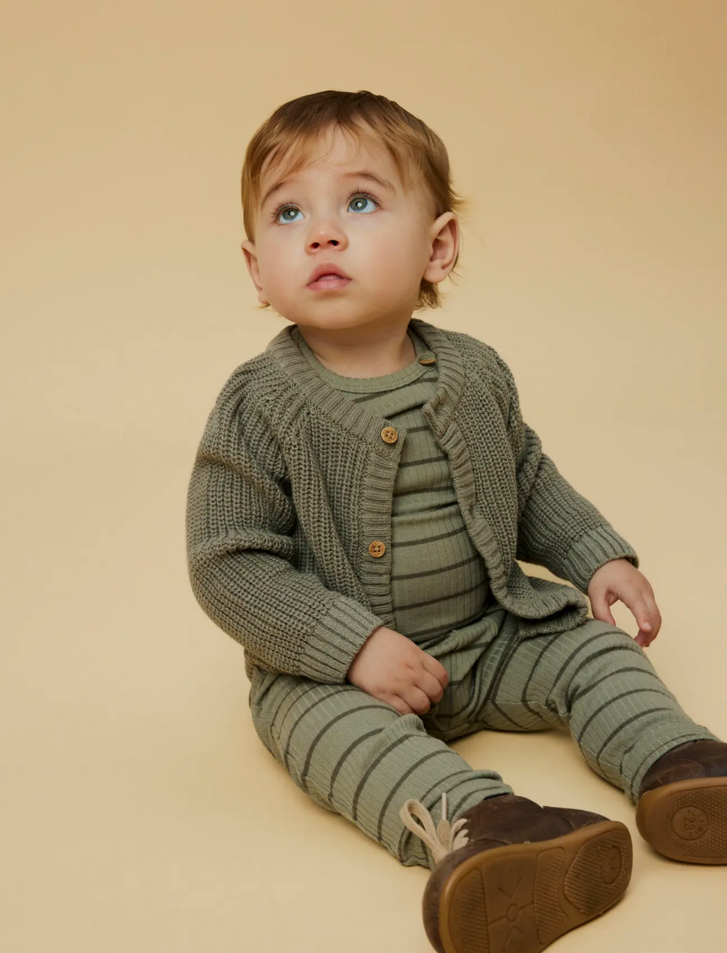 LÅNGÄRMAD STICKAD KOFTA Overland Trek-  NBNEMLEN LS KNIT CARD LIL NOOS