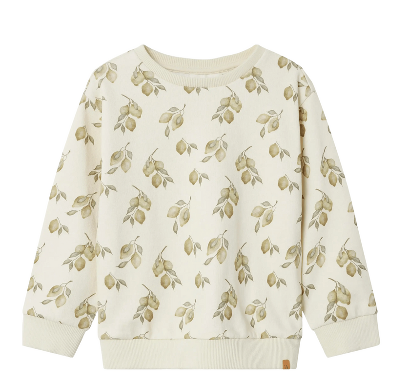 Sweatshirt - NMNJOBO KIO LS LOOSE SWEAT LIL - Turtledove LEMONS