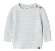 STICKAD TRÖJA BABY - NBNFREJO LS KNIT LIL