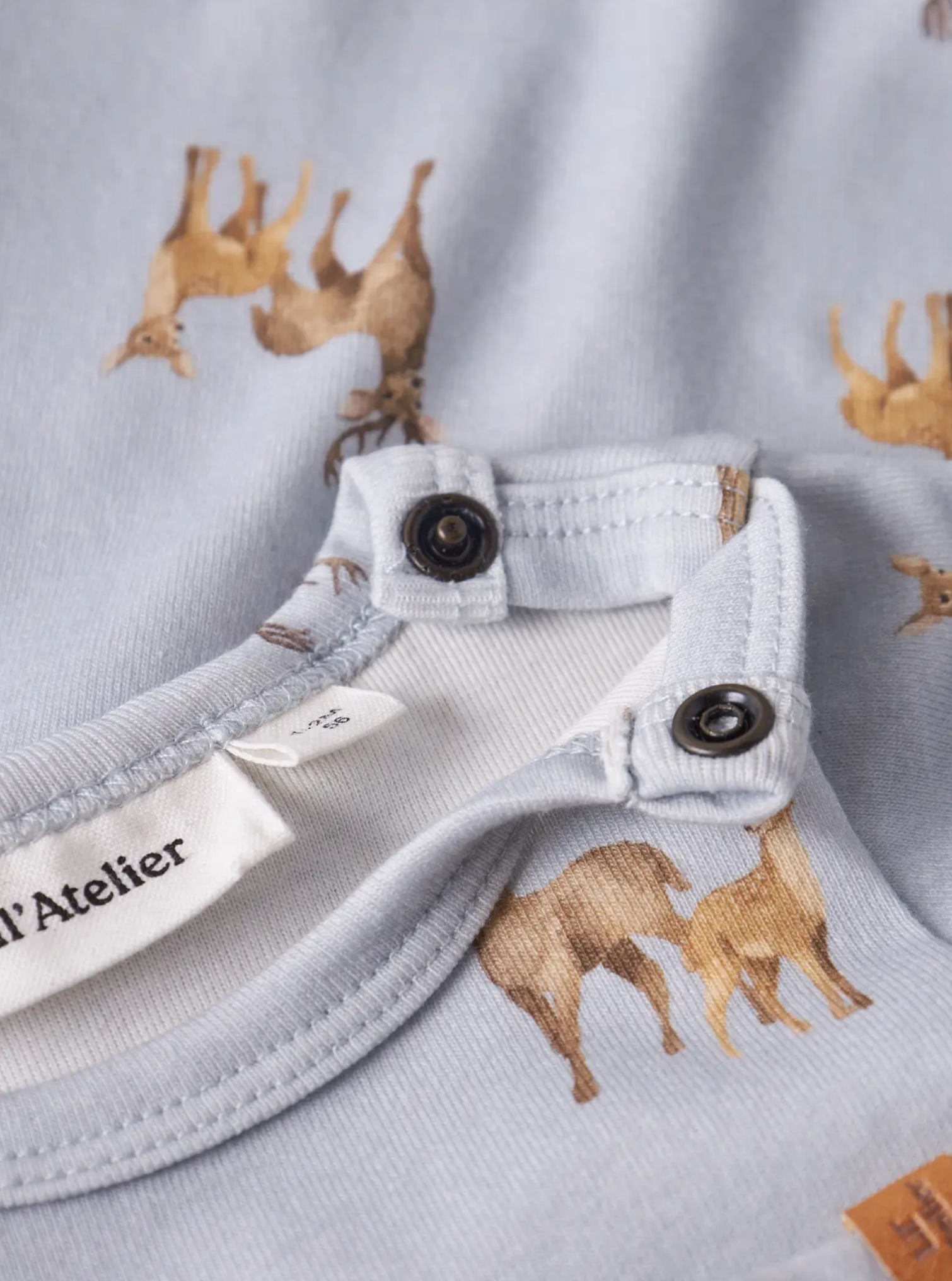 LÅNGÄRMAD BODY - NBMLAYO GEO LS SLIM BODY LIL - Gray Dawn