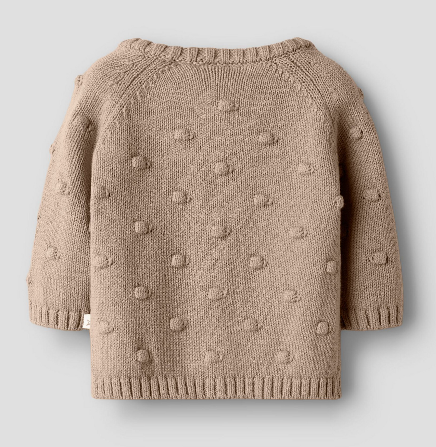 NORMAL PASSFORM STICKAD KOFTA - NBNGABLE LS KNIT CARD LIL