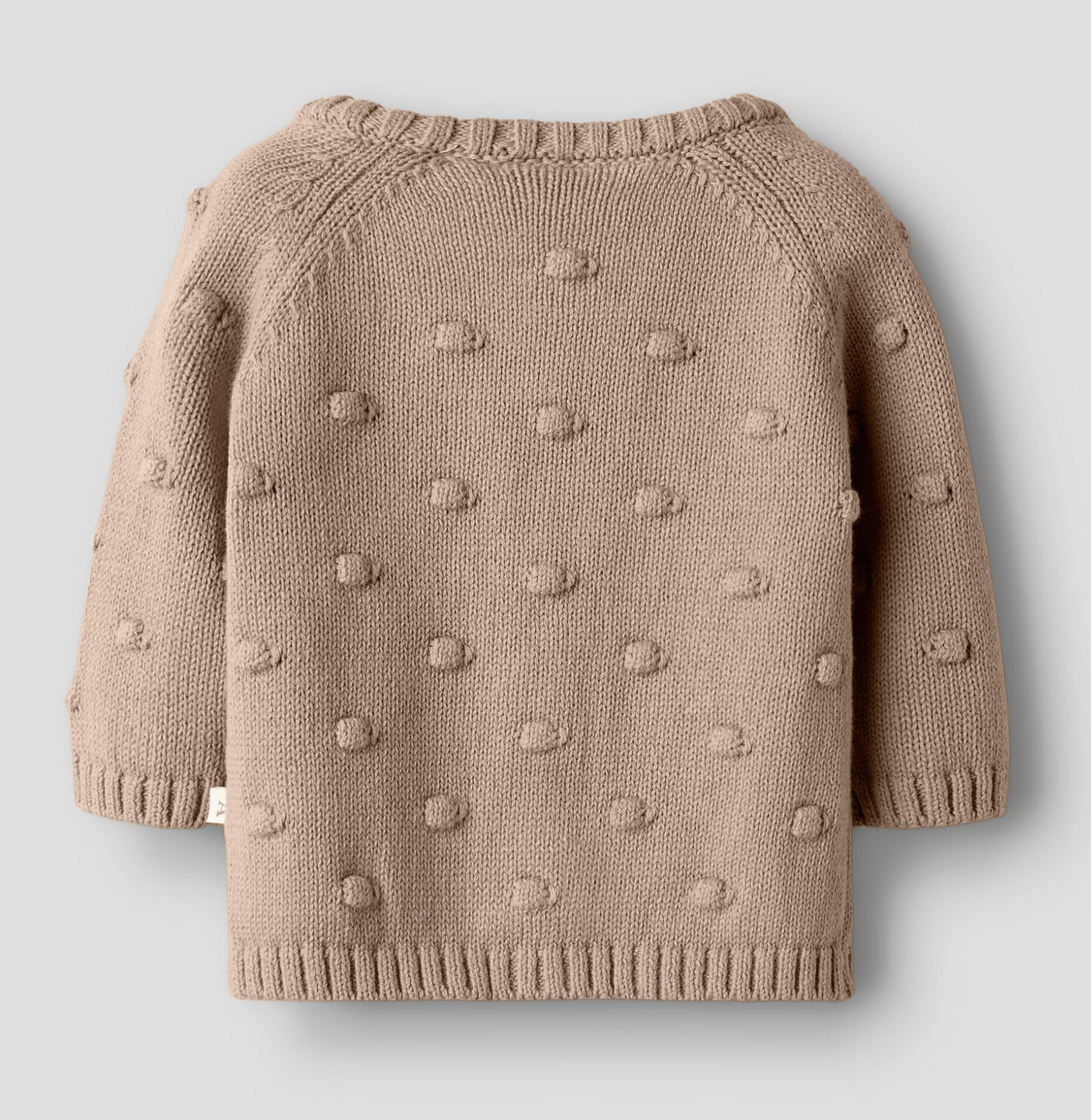 NORMAL PASSFORM STICKAD KOFTA - NBNGABLE LS KNIT CARD LIL