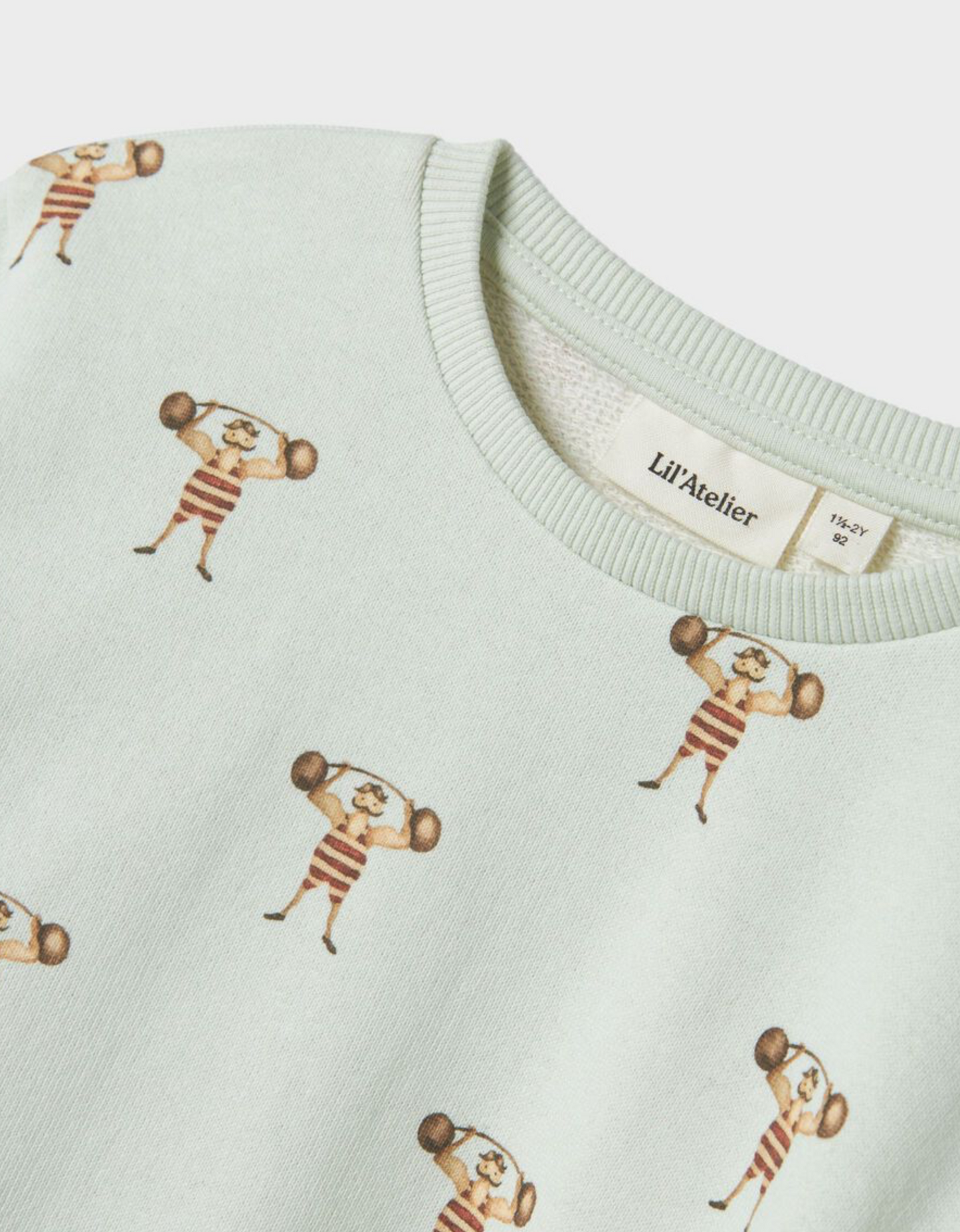 LÖS PASSFORM SWEATSHIRT - NMMJOBO LS LOOSE SWEAT LIL