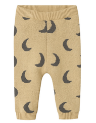 NORMAL PASSFORM BYXOR - NBMLULIO KNIT PANT LIL - Mojave Desert