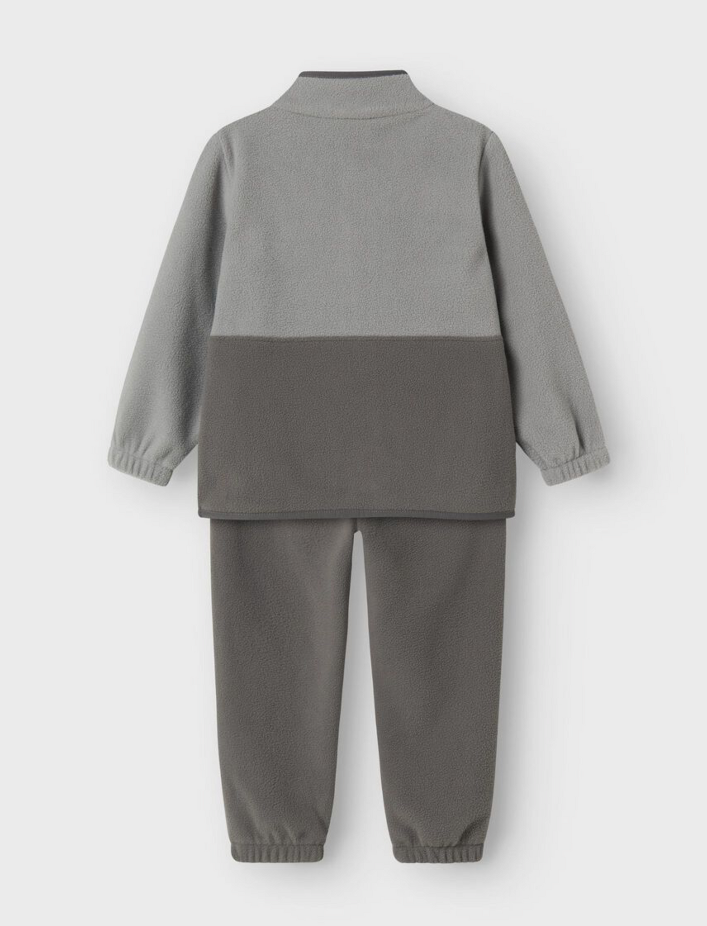 FLEECESET 2 delar - NMMLASPEKTRA FLEECE SET 1FO LIL - Ultimate Grey