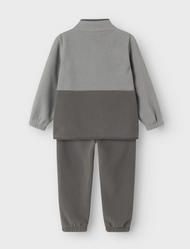 FLEECESET 2 delar - NMMLASPEKTRA FLEECE SET 1FO LIL - Ultimate Grey